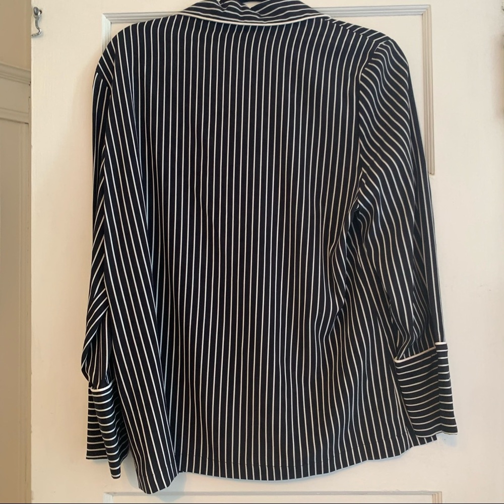 NWT Derek Lam 10 Crosby silk pajama-style blouse - Picture 2 of 6